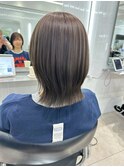 h52 レイヤーボブ軽めボブ透明感カラー