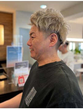 solea men's メンズハイトーンツーブロックショート