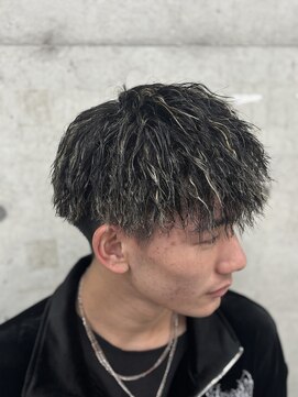 スウェル 稲毛店(Swell) MEN’S HAIR/サーフカール/刈り上げセンターパート/稲毛