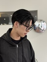 アロハナ 津店(ALOHANA)&nbsp;メンズカット/ラウンドマッシュ/センターパート/刈り上げ