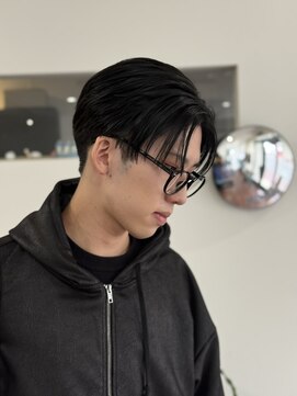 アロハナ 津店(ALOHANA) メンズカット/ラウンドマッシュ/センターパート/刈り上げ