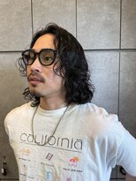 美容室 ル クラージュ&nbsp;メンズロング　スパイラルパーマ
