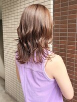 ヒントステーション(HINTSTATION)&nbsp;〈浅草美容室〉ミディアムレイヤー×ブラウンベージュ