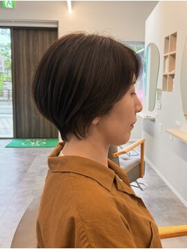 ソレ 森田店(SOLE.) ショートボブ/レディースショート/白髪ボカシグレージュ