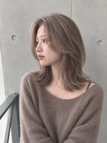 ネオリーブ ロア 鶴川店(NEOLIVE ROA) ミルクティーグレージュ×くびれレイヤー