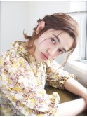 【Lepes】ミディアムヘアアレンジ☆ざっくりゆる編み込み