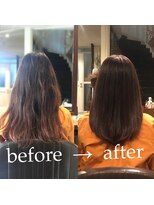 オハナ(ohana)&nbsp;【ohana 表参道】ケラチンTr×大人のベイクドカラー