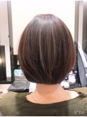 【美髮ヘア】【髪質改善ストレート】【ラベンダーブラウン】