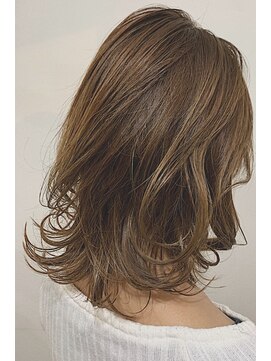 レセ 南柏店(Laissez) ゆるふわミディ/ハイライトカラー/甘辛MIX♪【レセ南柏店】