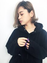 アルバム 銀座(ALBUM GINZA)&nbsp;大人クールボブ_毛先パーマことりベージュ_96544