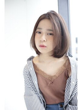 クイントネオリーブ 自由が丘正面口店(quint:neolive) ブラウンベージュボブ