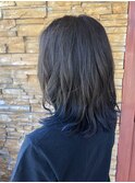 裾カラーブルー