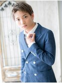 プラチナグレージュで格上げスリークショートM