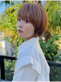 30代40代50代◎大人ナチュラルレイヤーショートボブ 表参道 橋本