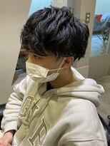 シェル 国分寺(shell)&nbsp;アイロン無しでこの動き♪ふんわりメンズパーマ☆