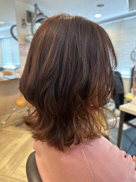 ジェイジェイウィル 一之江店(JJ will) 派手すぎないインナーカラーで艶ヘア