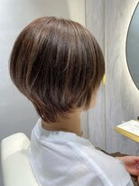 ハイライトカラー×大人ショートボブ
