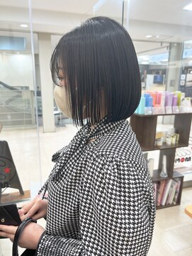 モリオ フロム ロンドン サッポロファクトリー店(morio FROM LONDON) 【morio】札幌ボブ 自然な丸みのぱつっとボブ