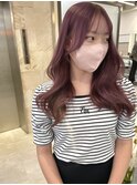 (lilley福岡)ピンクラベンダー×韓国ヘア×透明感カラー