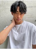 東海No.1パーマ職人Ryu大人の色気波巻きスパイラルパーマメンズ