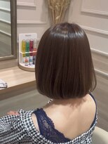 アンド ラ ブランシュ(&.La Blanche)&nbsp;前髪カタログ/ピンクベージュ/インナーグレージュ/マチルダボブ