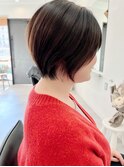大人可愛い20代30代40代丸みとくびれショートボブ◎