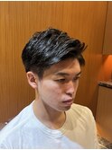 銀座 理容室 ツーブロック ナチュラル刈り上げ