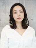 ミディアムレイヤー/レイヤーカット/くびれヘア 20代30代40代