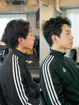 ボンド 三軒茶屋(Bond) メンズショート×パーマ◎三軒茶屋 RYUKI メンズカット