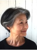 ★似合わせこなれミディグラレイヤー小顔大人ショート
