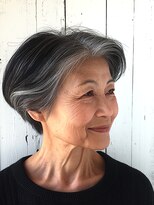 フレア 心 武庫之荘(flare)&nbsp;★似合わせこなれミディグラレイヤー小顔大人ショート