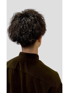 銀座マツナガ 浅草店 ツーブロマッシュ×ツイストスパイラルパーマ