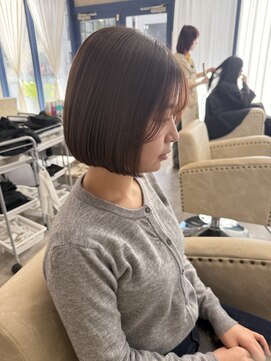 ソア 並木坂(Soa) 韓国ボブ/切りっぱなしボブ/タッセルボブ/透明感カラー/Minori