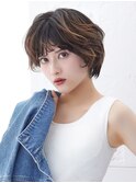 【La fith】マッシュショート×グレージュカラー