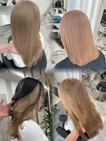 エトワール(ETOILE)&nbsp;神戸三ノ宮ミルクティーベージュインナーカラーケアブリーチ