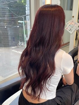 インク サカエ(inq sakae) ブリーチなしレッドバイオレット