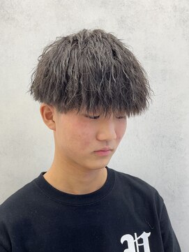 ルースト 西院店(ROOST) 縦落ちツイストパーマ/ツーブロマッシュ