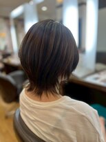 ヴァンカウンシル 清須店(VANCOUNCIL)&nbsp;フェイスラインをカバー◎ふんわりひし形ボブ/艶感/レイヤー