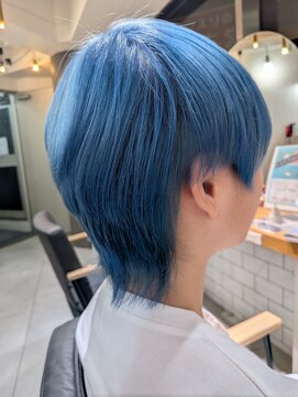 ミエル ヘア 新宿(miel hair) アクアブルー