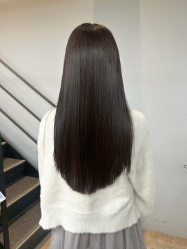 ヌープヘアーアイス(NUUP.hair ici) 【大人上品】暗めグレージュの上品艶ロングスタイル◎