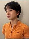 カット/ショートカット/マッシュショート/シースルー前髪