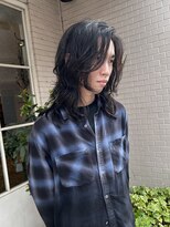 アミュレ ヘア サロン(Amule hair salon) 顔周りロングレイヤー、メンズウルフ、ニュアンスカール