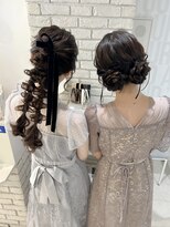スイ(sui)&nbsp;ご友人様とニュアンスお揃い参列ヘア♪