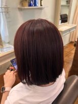 エクファ ヘア リゾート 大津 瀬田店(ex-fa hair resort)&nbsp;ミルクティーブロンド/ダークブルー/デジタルパーマ/大津/瀬田
