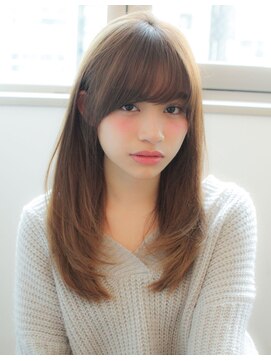 アフロート ディル(AFLOAT D'L) 【AFLOAT D'L】 表参道 青山大人可愛いナチュラルセミロングヘア