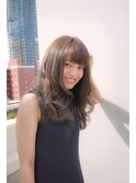 大人かわいい無造作カール☆ グレージュ