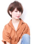 大人かわいい伸ばしかけグレージュナチュラルボブ