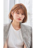 大人かわいい小顔ナチュラルウェットボブ【瀧上丈司】