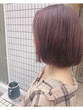 美容室 パルス 静岡鷹匠店(PALS) レッドピンクブラウン