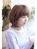 ジーナ(JINA) ◆20代30代40代 小顔 ひし形 外ハネボブ　ミディアムボブ